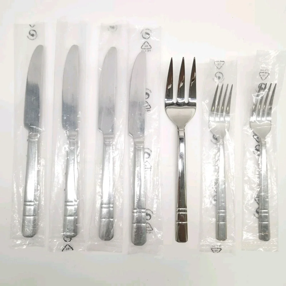 JA Henkels Fork Knife Set Stainless 18/10 Madison Square 7pc Replacement NIP